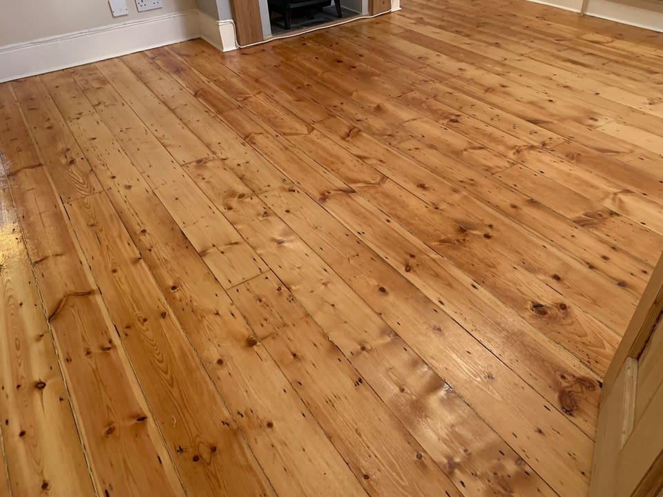 Image showcasing a wood floor sanding project Lexden essex