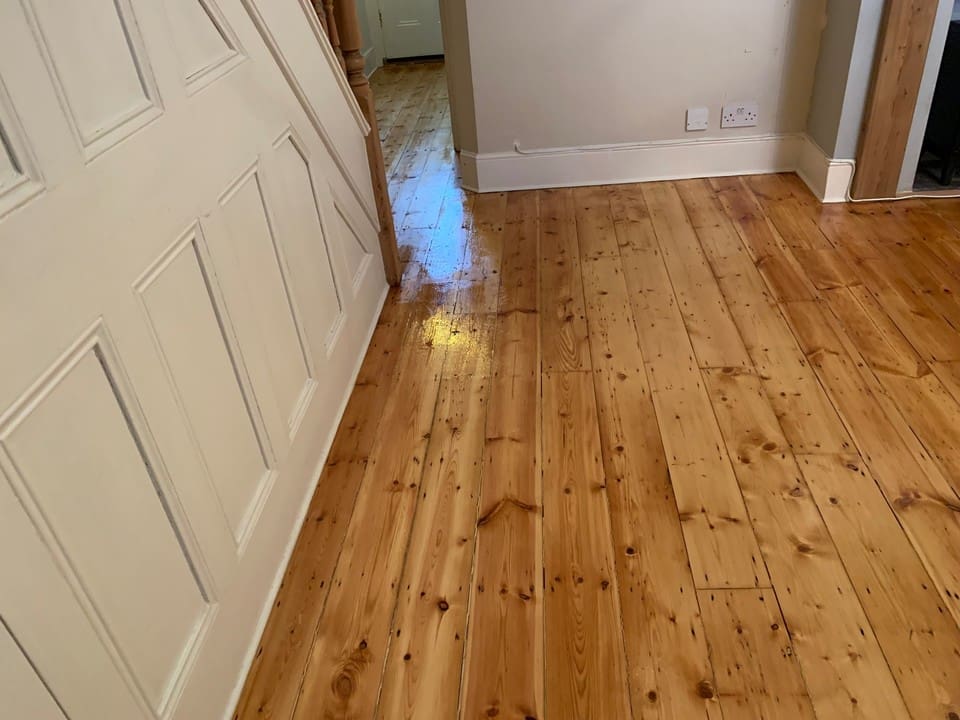 Image showcasing a wood floor sanding project Lexden essex