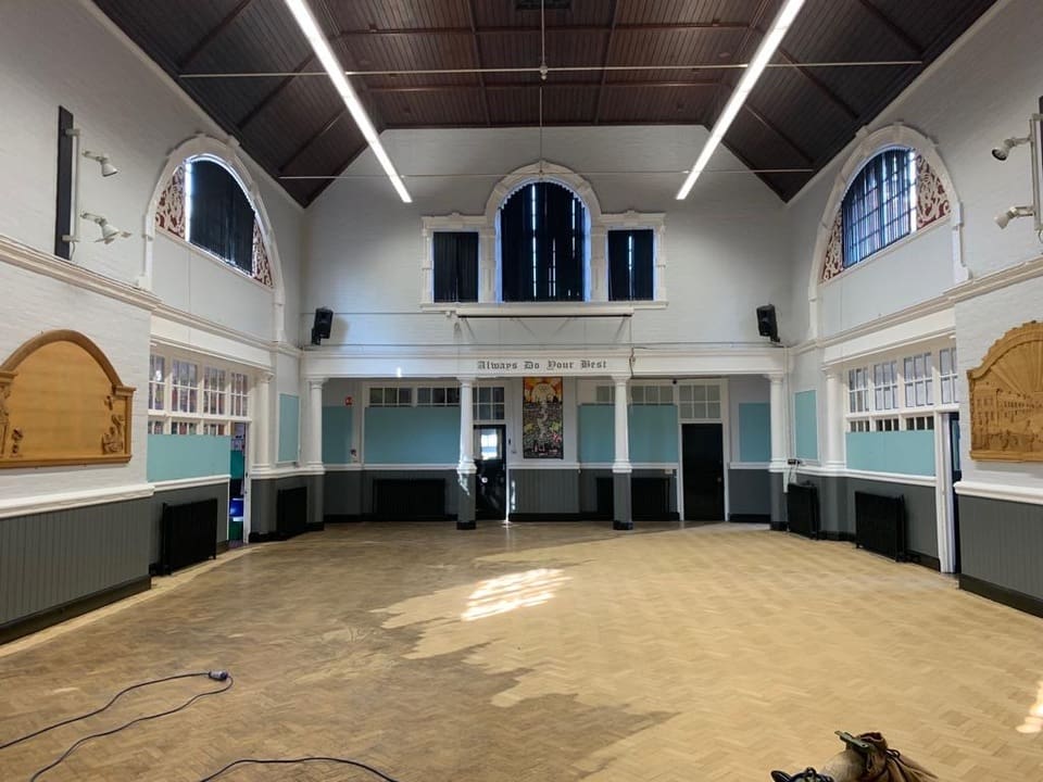 Image showcasing school floor sanding Colchester Essex