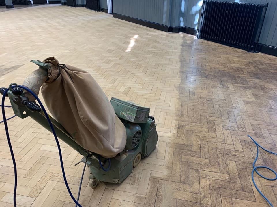 Image showcasing school floor sanding Colchester Essex