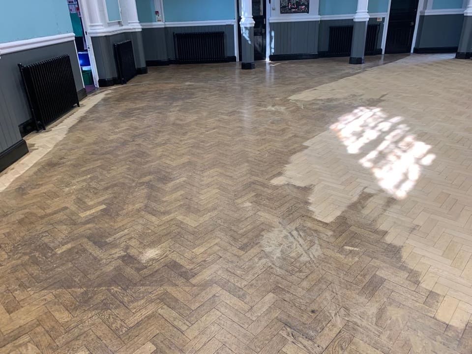 Image showcasing school floor sanding Colchester Essex
